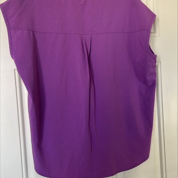 MIM Millennials in Medicine Angie women’s scrub top sleeveless size XL purple - Picture 3 of 3